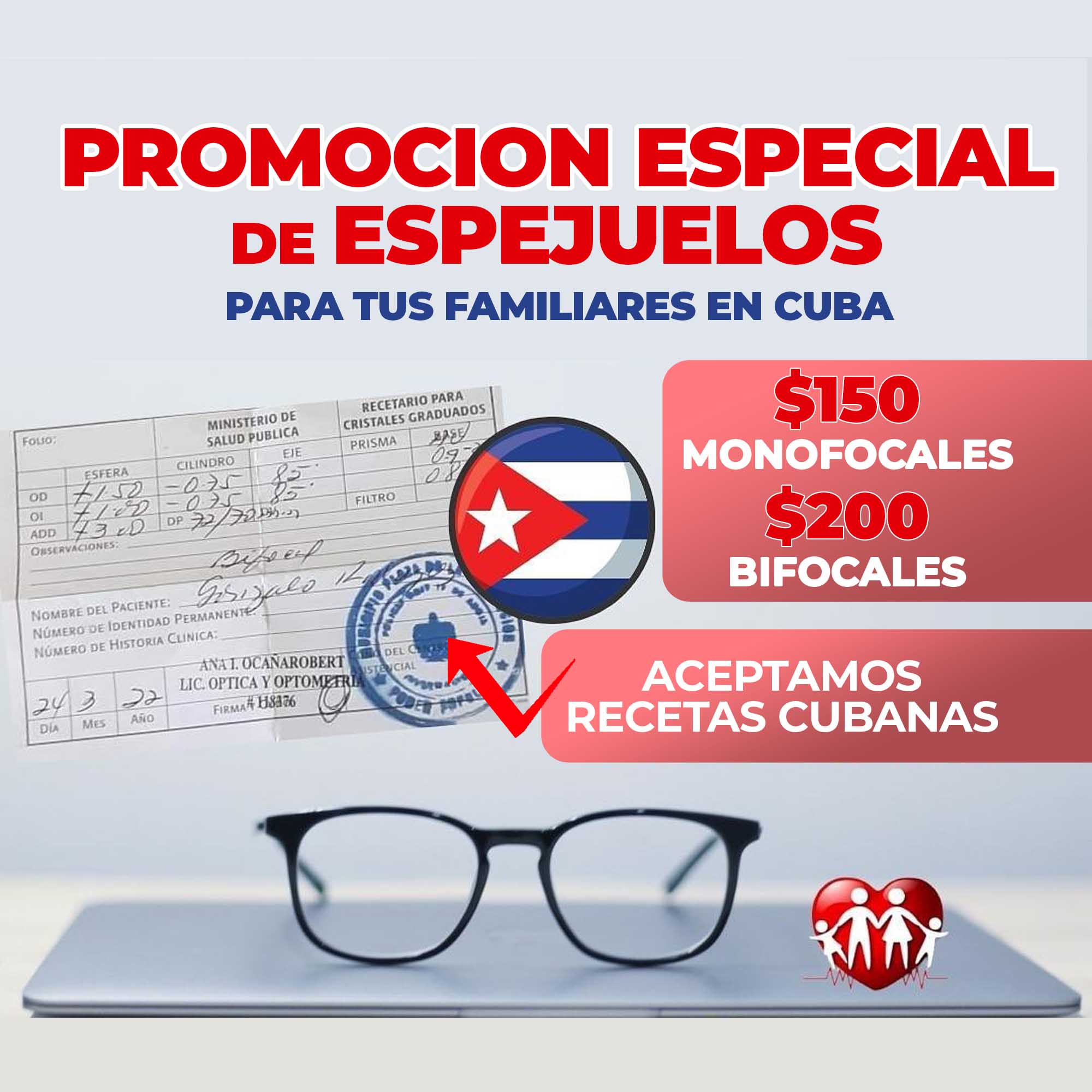 Eyeglasses for Cuba